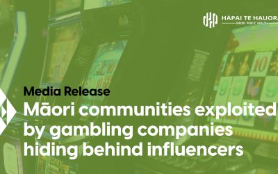 Māori communities exploited by gambling companies hiding behind influencers