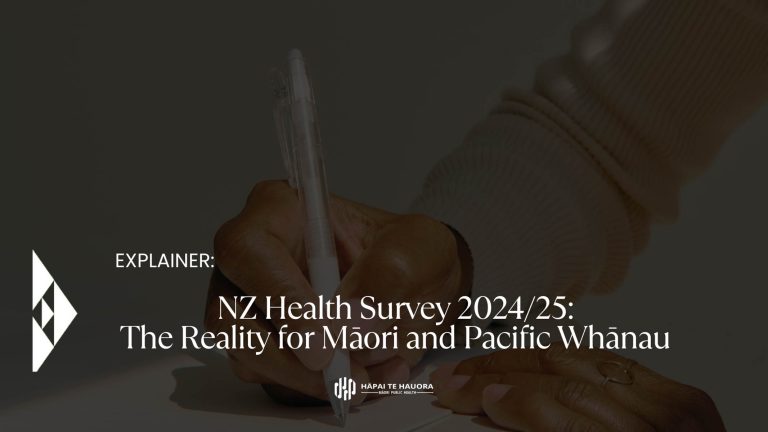 NZ Health Survey 2024/25: The Reality for Māori and Pacific Whānau